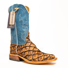 Anderson Bean Cigar Matte Big Bass with 13" Blue Sinsation Top S3017 - Crazy House Western Wear