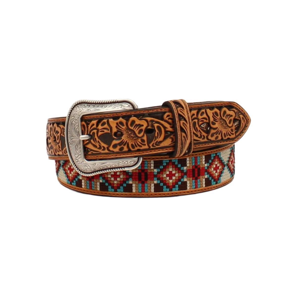 Men's 3D Western Southwest Print Belt D100012708 - Crazy House Western Wear