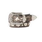 Girl's Angel Ranch Grey Belt with Pink and White Flowers D130003006