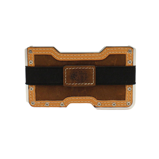 Men's 3D Tan Leather Smart Wallet D250002708 - Crazy House Western Wear