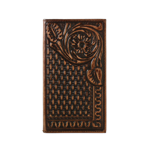 Men's 3D Brown Rodeo Style Wallet D250004402 - Crazy House Western Wear