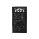 Men's Black Genuine Leather Rodeo Style Wallet D250007201 - Crazy House Western Wear
