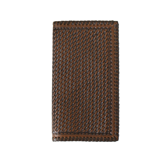 Men's 3D Brown Rodeo Style Genuine Leather Wallet D250007502 - Crazy House Western Wear