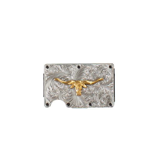 Men's 3D Silver RFID Blocking Function Utility Wallet D250008836 - Crazy House Western Wear