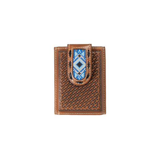 Men's 3D Smart Style Brown 100% Leather Wallet D250009802 - Crazy House Western Wear