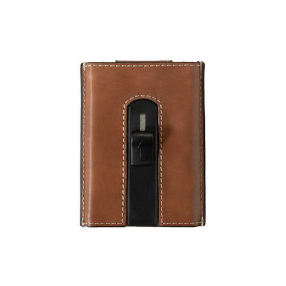 Men's 3D Smart Style Brown 100% Leather Wallet D250009802 - Crazy House Western Wear