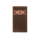 Men's 3D Rodeo Style Red Genuine Leather Wallet D250013204 - Crazy House Western Wear