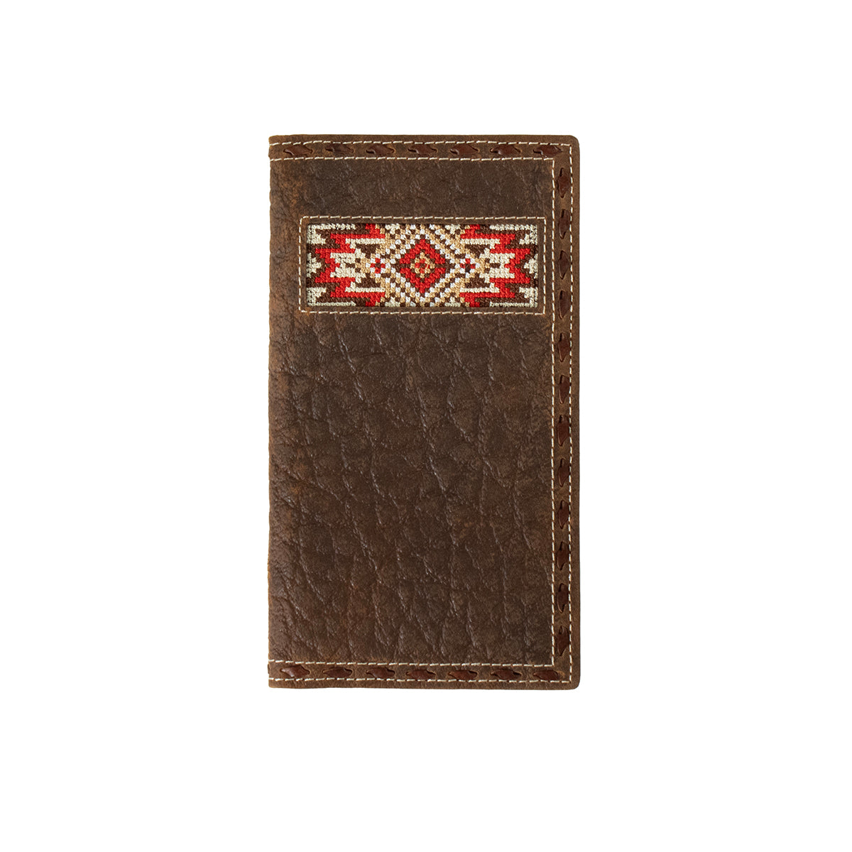 Men's 3D Rodeo Style Red Genuine Leather Wallet D250013204 - Crazy House Western Wear