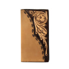Men's 3D Rodeo Style Tan Genuine Leather Wallet D250013508 - Crazy House Western Wear