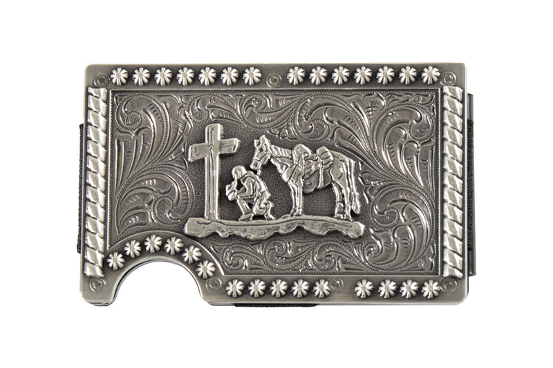 3D Men's Cowboy Prayer Utility Wallet 