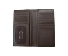 3D Rodeo Card Suits Brown Genuine Leather Wallet 