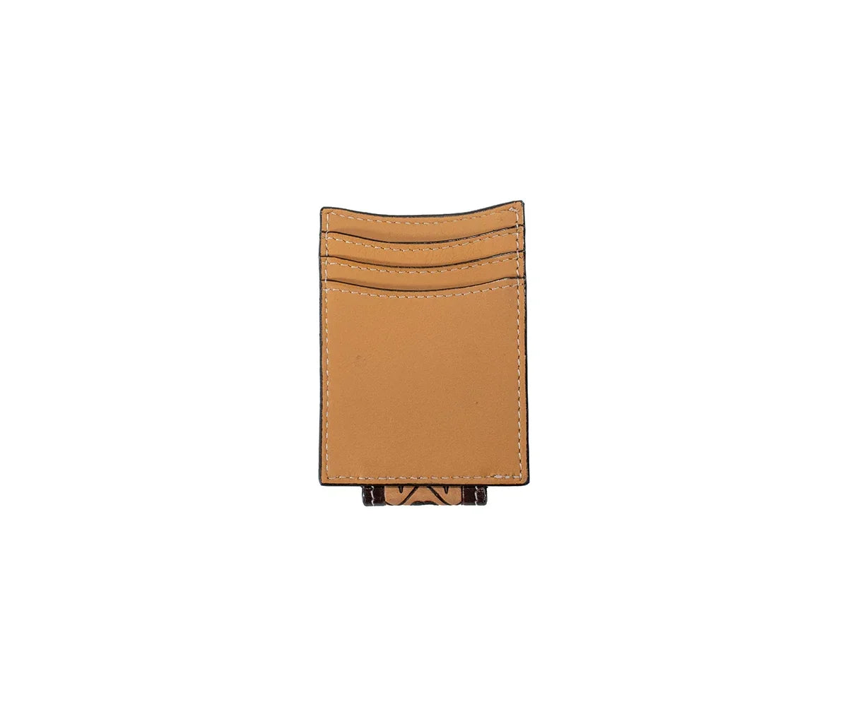 3D Men's Card Suit Money Clip Wallet 