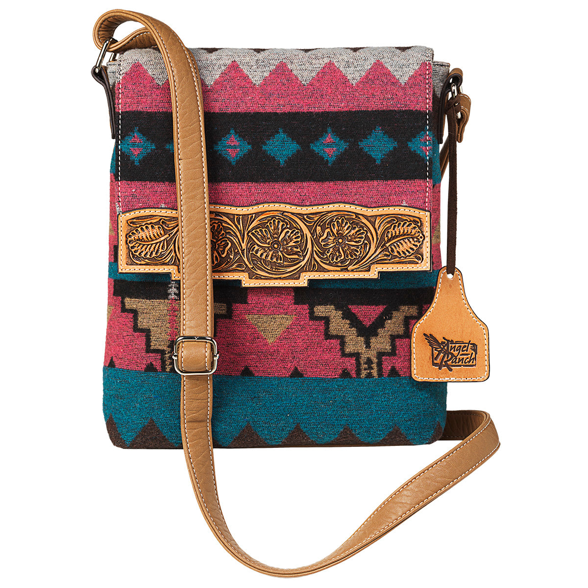 Women's Angel Ranch Raya Style Multi Color Cross Body D330010797