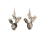 Women's Silver Strike Silver Cactus Earrings D460017436
