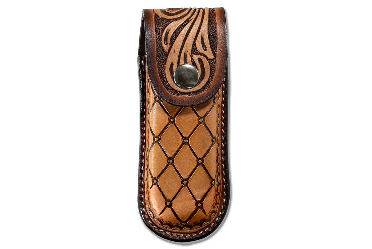 3D Brown Closed Style Knife Sheath D8403302