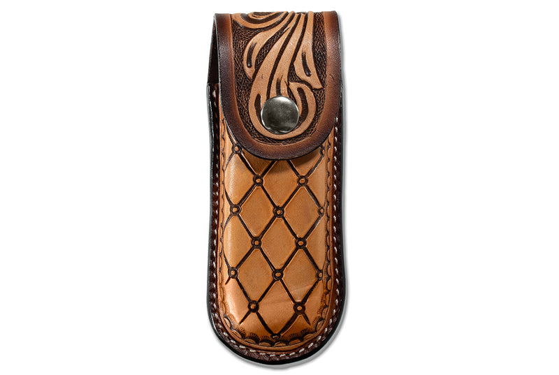 3D Brown Closed Style Knife Sheath D8403302