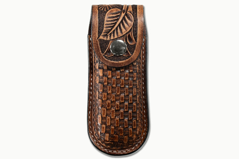3D Brown Closed Style Knife Sheath D8403402