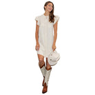 Women's ee:some Snow Washed Button Down Mini Dress DK14205 - Crazy House Western Wear