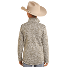 Boy's Powder River Outfitters Knit Melange Jacket DK92C04101 - Crazy House Western Wear