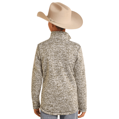 Powder River Outfitters Knit Melange Jacket - Crazy House Western Wear