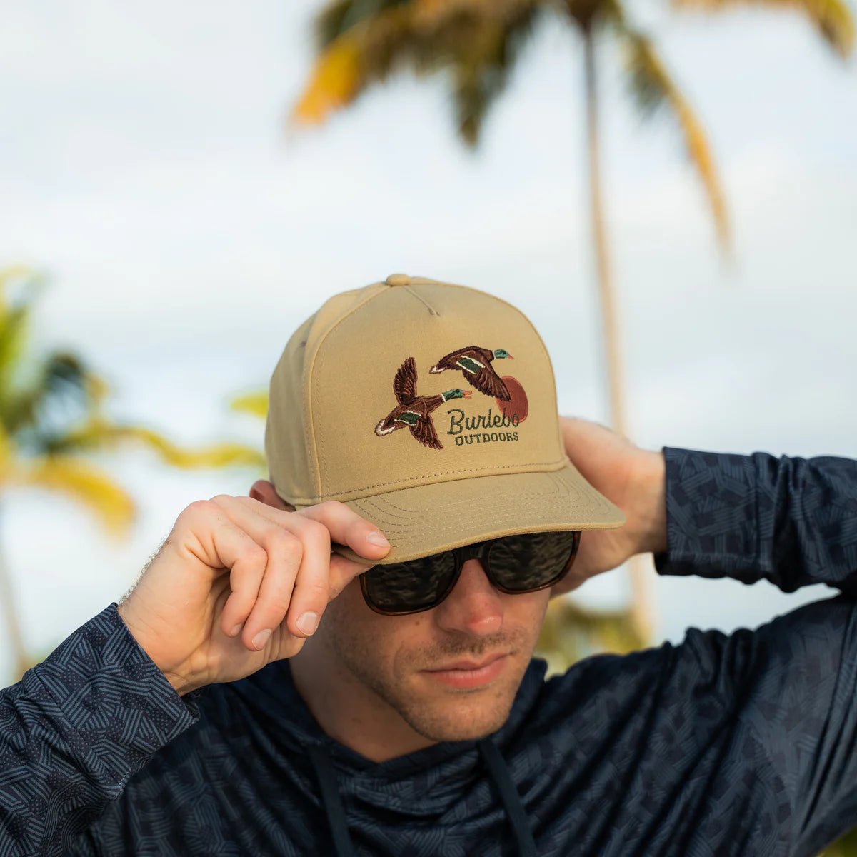 Men's Burlebo Coyote Tan Sunrise Duck Cap C-SRDK-CT