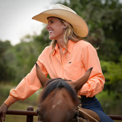 Women's SanJac Coral Long Sleeve Performance Shirt