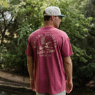 Men's Burlebo Heather Red Classic Duck Short Sleeve T-shirt SST-CLDK-HR