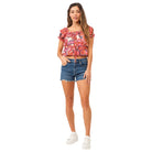 Women's Dear John Carrie Denim Shorts DSM72A521HYD - Crazy House Western Wear