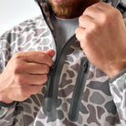 Men's Burlebo Duke Tech Mid Layer Classic Deer Camo Hoodie