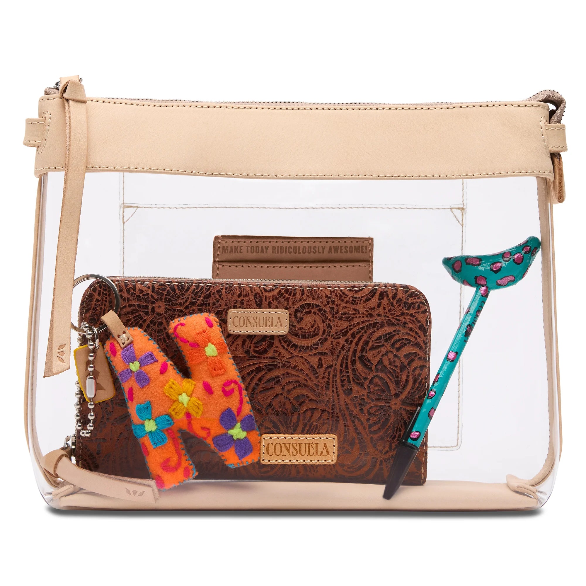 Consuela Women's Clear Diego Downtown Crossbody DTXB5416PLSOOS