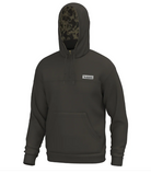 Local Boy Men's Deep Mocha Quarter-Zip Hoodie L1300040-DMO