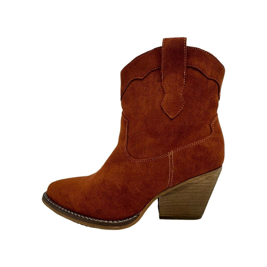 Very G Deirdra Rust Ankle Bootie - Crazy House Western Wear