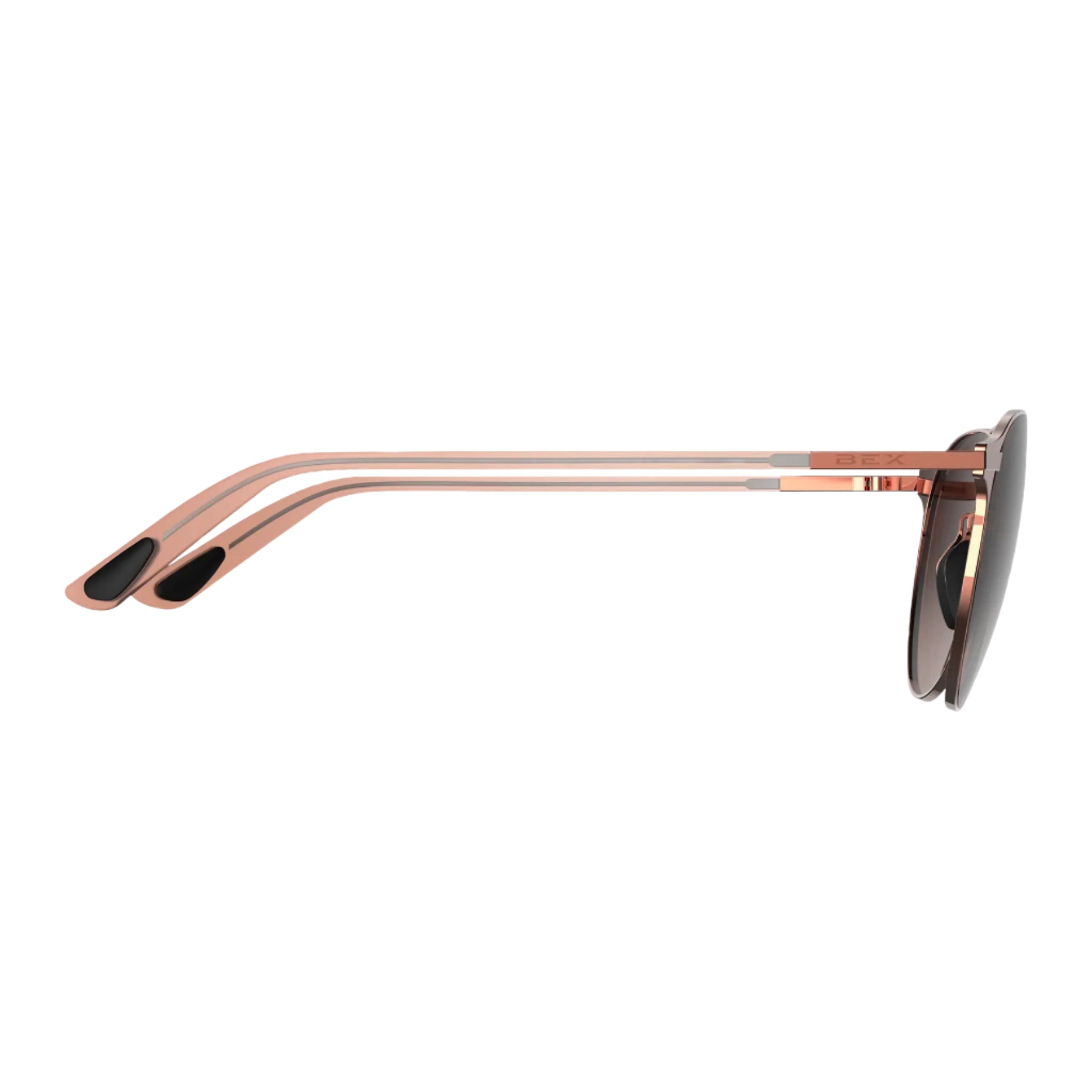 Women's Bex "Demi OTG" Rose Gold and Brown Sunglasses S168RB - Crazy House Western Wear