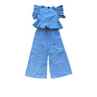 GIrl's Toddler Twisted Filly Denim Cheetah Set TF-2503T-DC