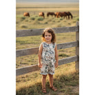 Toddler Desert Cowboy Sleeveless Short Romper TF-1253T-DC