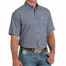 Men's Cinch Short Sleeve ArenaFlex Medalion Print Button-Down Shirt MTW1725001 - Crazy House Western Wear