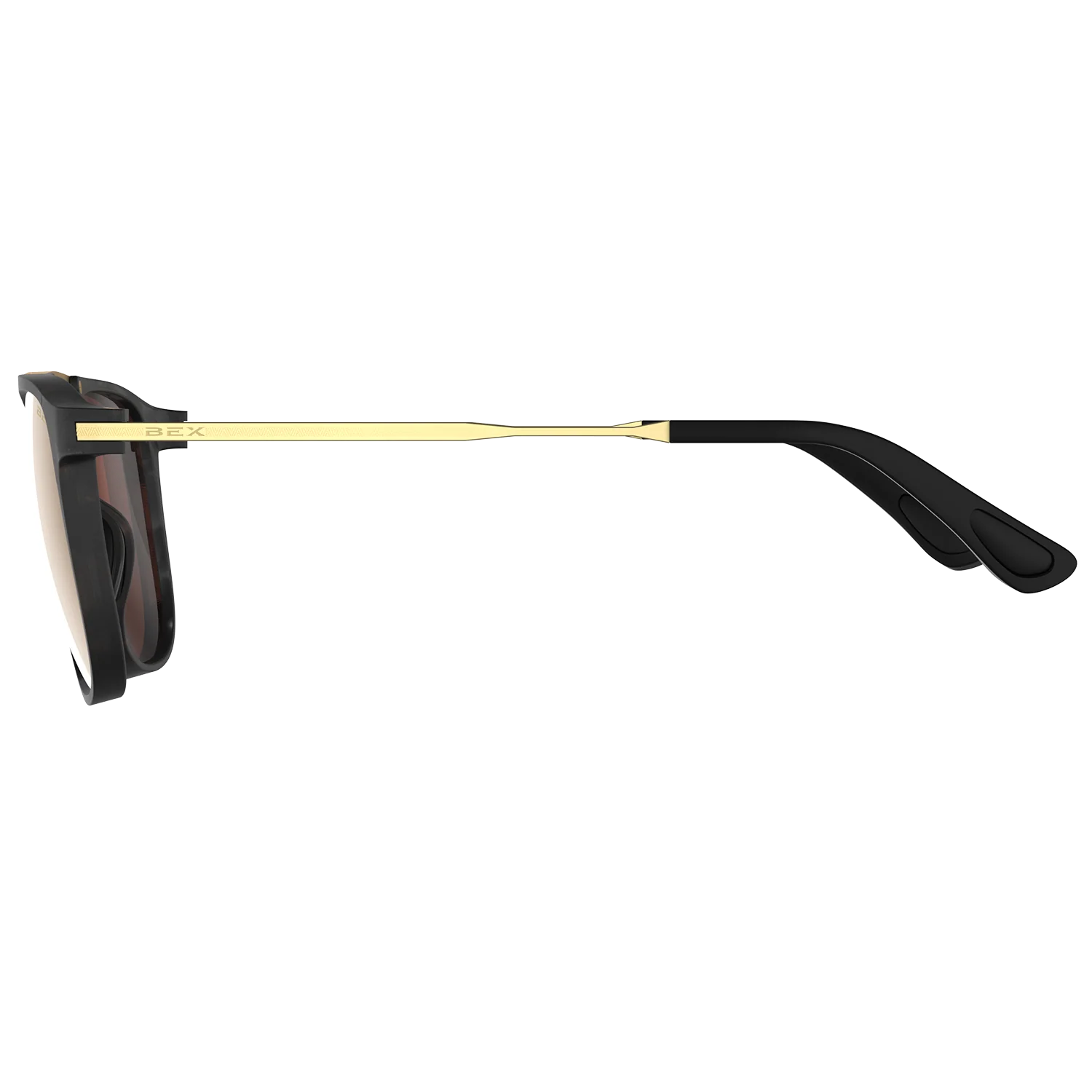 Bex Tortoise Gray/Brown and Gold Dillinger OTG Sunglasses S169TBG
