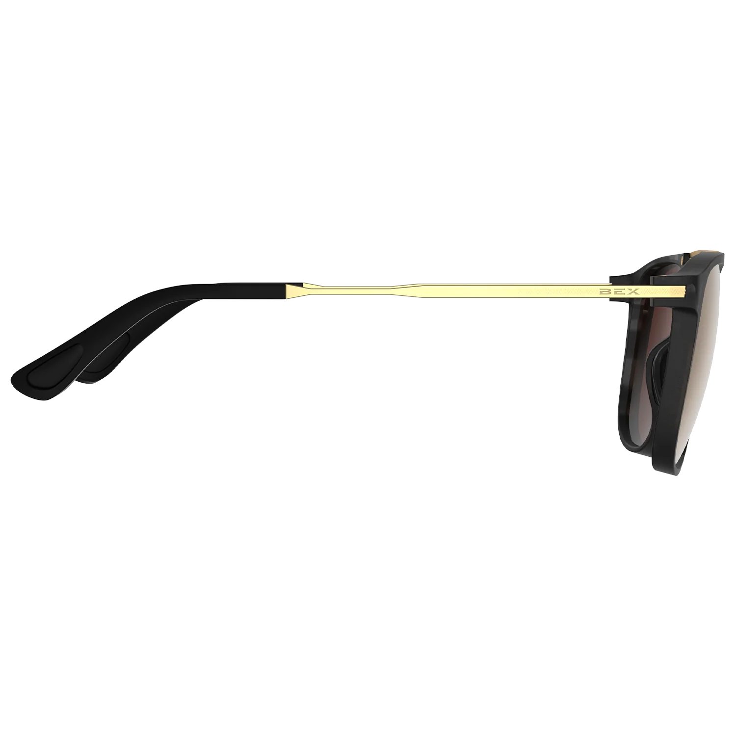 Bex Tortoise Gray/Brown and Gold Dillinger OTG Sunglasses S169TBG