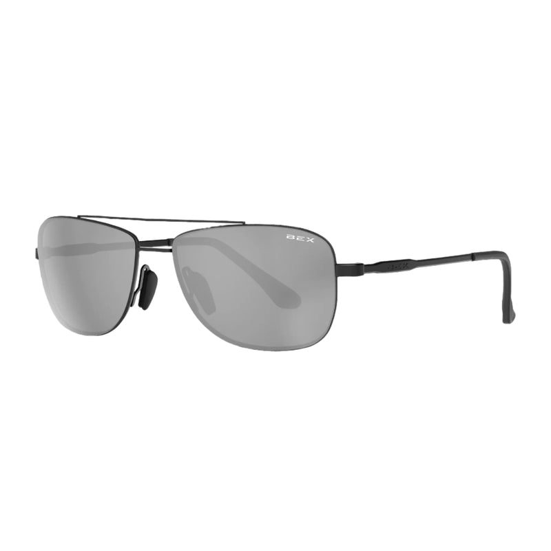 Men's Bex "Draeklyn OTG" Black Gray and Silver Sunglasses S167BGS - Crazy House Western Wear