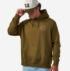 Burlebo Men's Hunter Green Duck Down Fleece Hoodie FH-DUCKD-HNTG