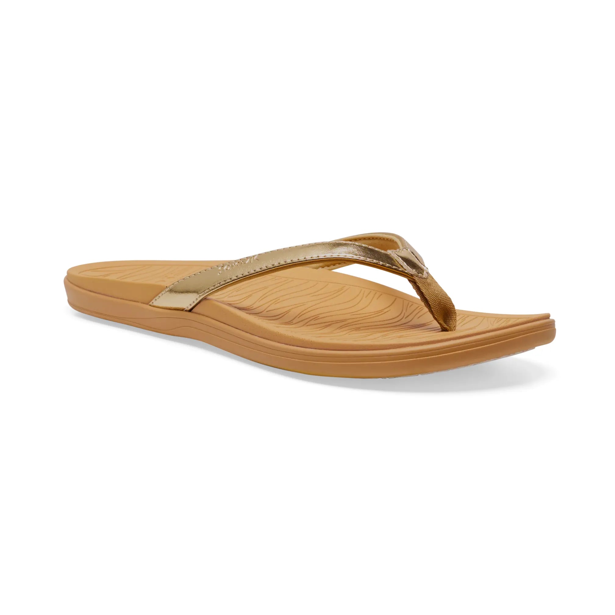 Women's Sanuk Champagne Wave Whisper Flip Flops 1234584-CHMP