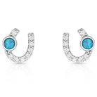 Women's Montana Silversmiths Lightfoot Horseshoe Earrings ER3394