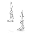 Women's Montana Silversmiths Sculpted Cowboy Boot Earrings ER5866
