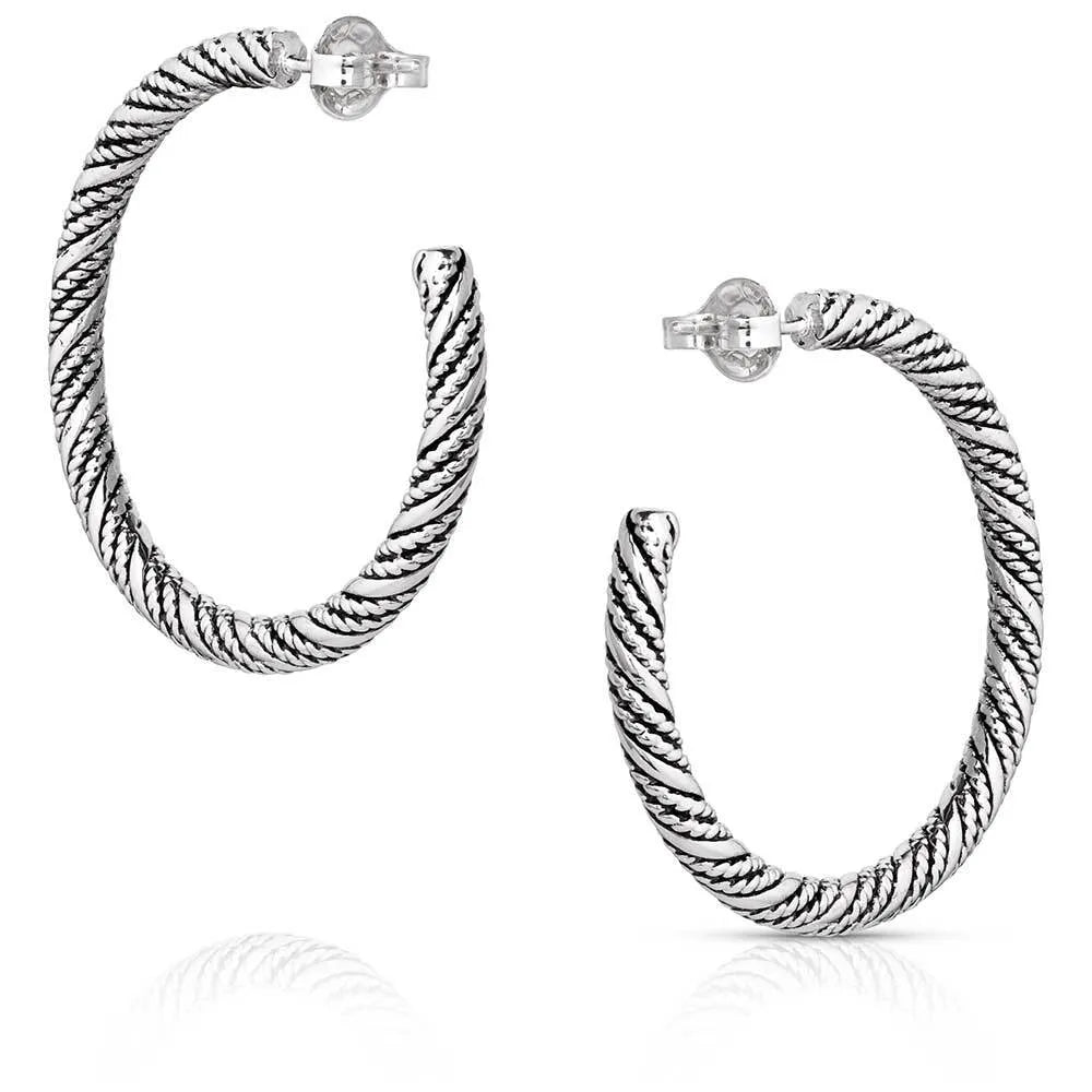 Women's Montana Silversmiths Subtle Style Hoop Earrings ER6033