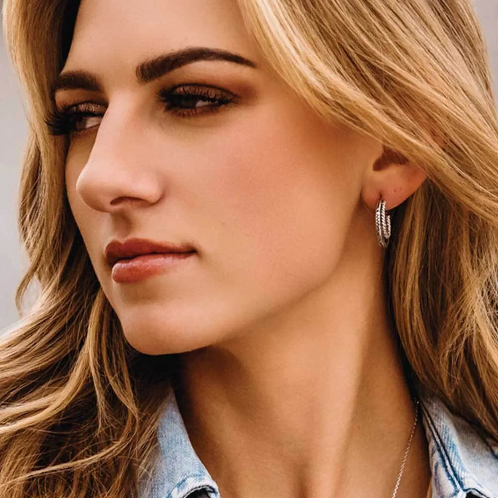 Women's Montana Silversmiths Enchanted Soul Hoop Earrings ER6105