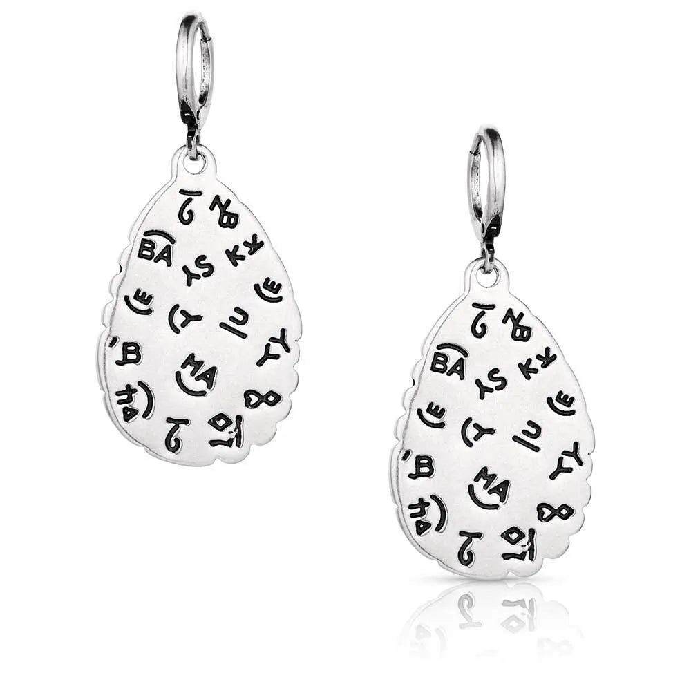 Women's Montana Silversmiths Prickly Pear Turquoise Earrings ER6126