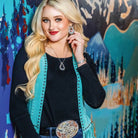 Women's Montana Silversmiths Callie's Turquoise Trail Earrings ER6166