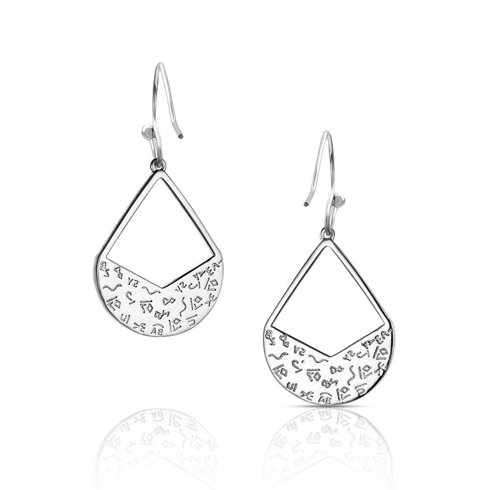 Women's Montana Silversmiths Canyon Drop Earrings ER6314