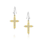 Women's Montana Silversmiths Dorado Cross Earrings ER6318