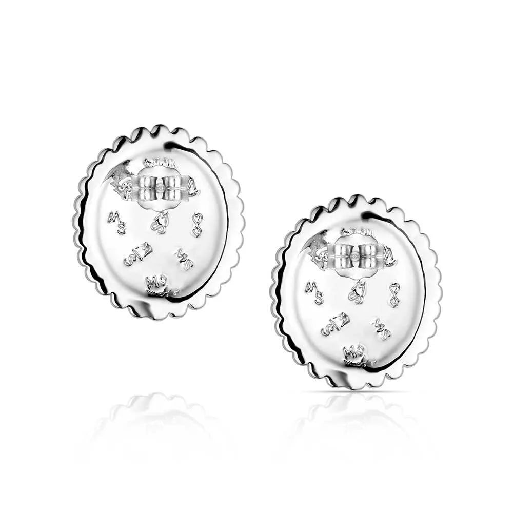 Women's Montana Silversmiths Turquoise Sunburst Earrings ER6399